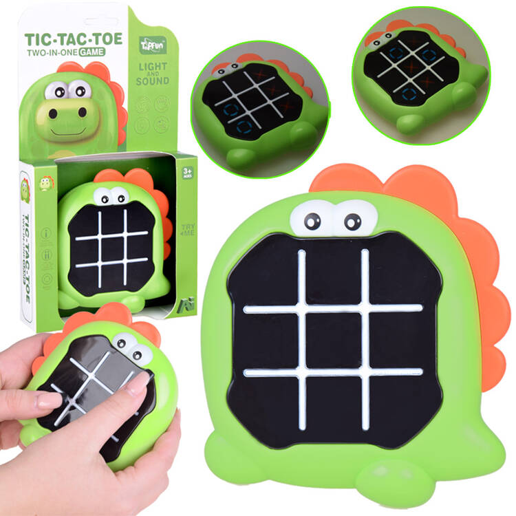 Jokomisiada Elektronická hra Dinosaur 3v1 Tic Tac Toe Memory GR0704