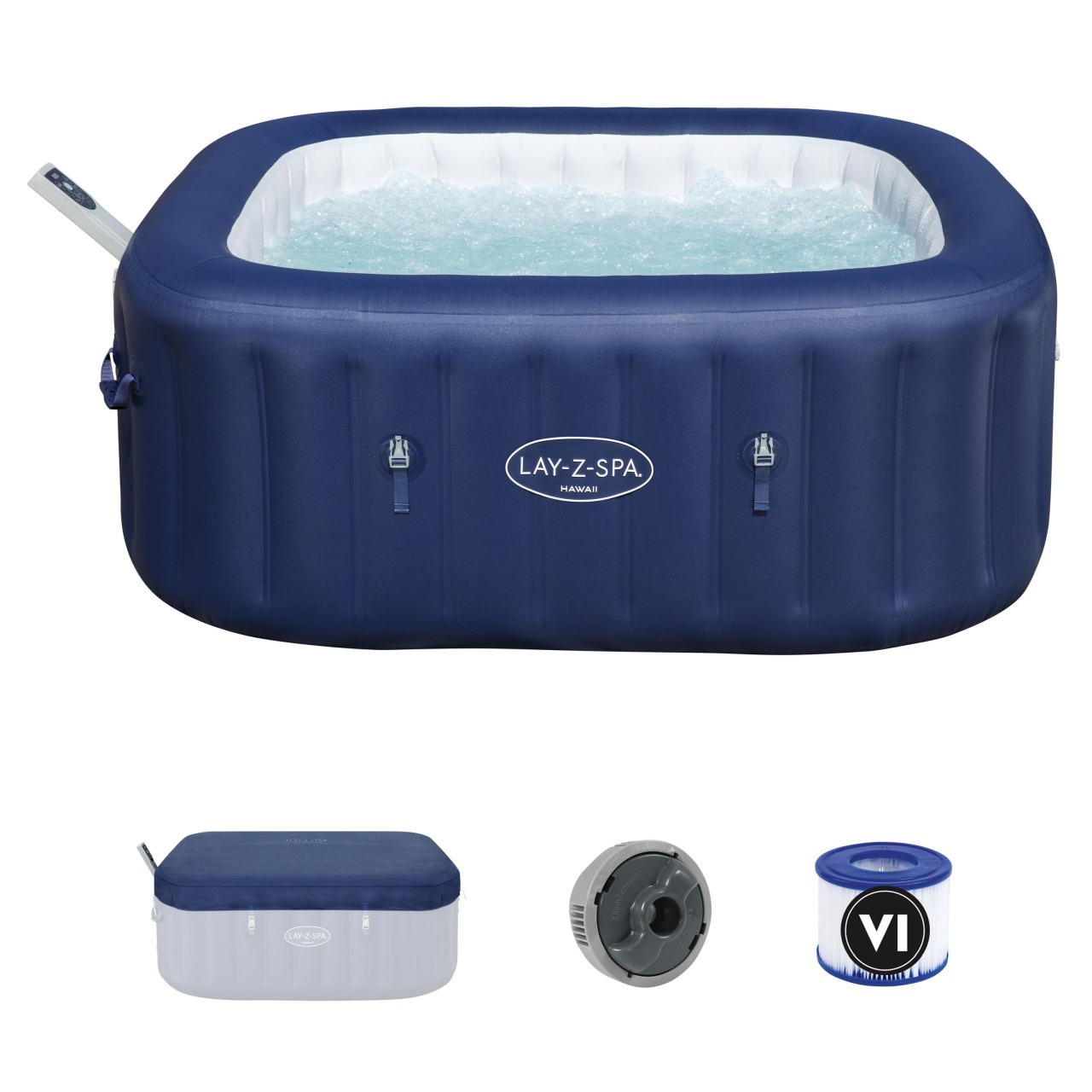 Lay-Z-Spa HAWAII SMART Air Jet Jacuzzi BESTWAY 6001H