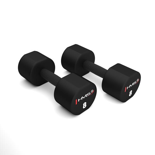 Polyuretánové jednoručné činky HMS HPT08 2 x 8 kg