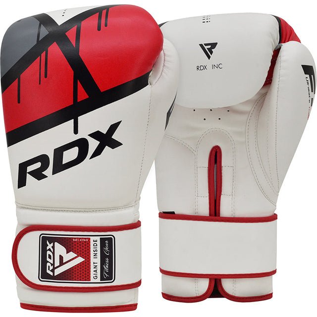 Boxerské rukavice RDX F7 Ego - červené Veľkosť: 10 oz