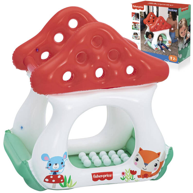 Nafukovací bazén s loptičkami HUBY Fisher Price Bestway 93570