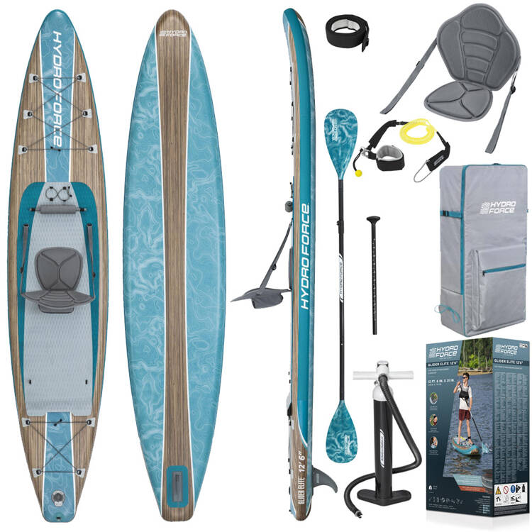 Paddleboard 381x79x15cm 2in1 Hydro Force Glider Elite Bestway 6532G