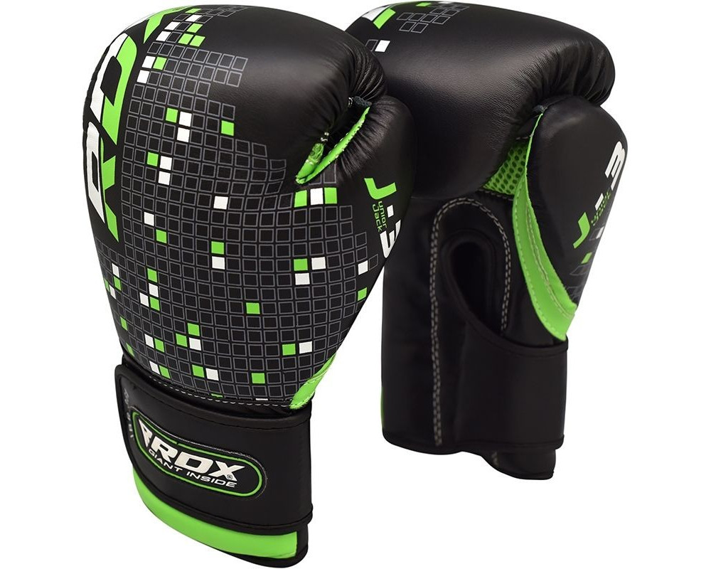 Boxerské rukavice pre deti RDX J-3B - zelené Veľkosť rukavíc: 6 oz.