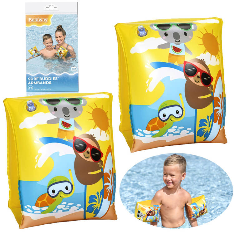 Rukávniky na plávanie pre deti 19-30 kg Bestway 32042 - žlté