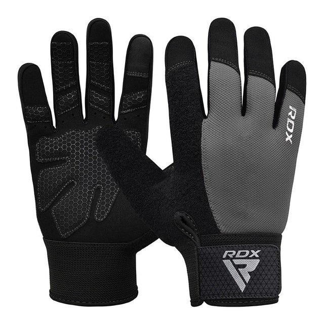 RDX W1FG celoprstové rukavice na cvičenie Farba: sivá, Veľkosť: XL