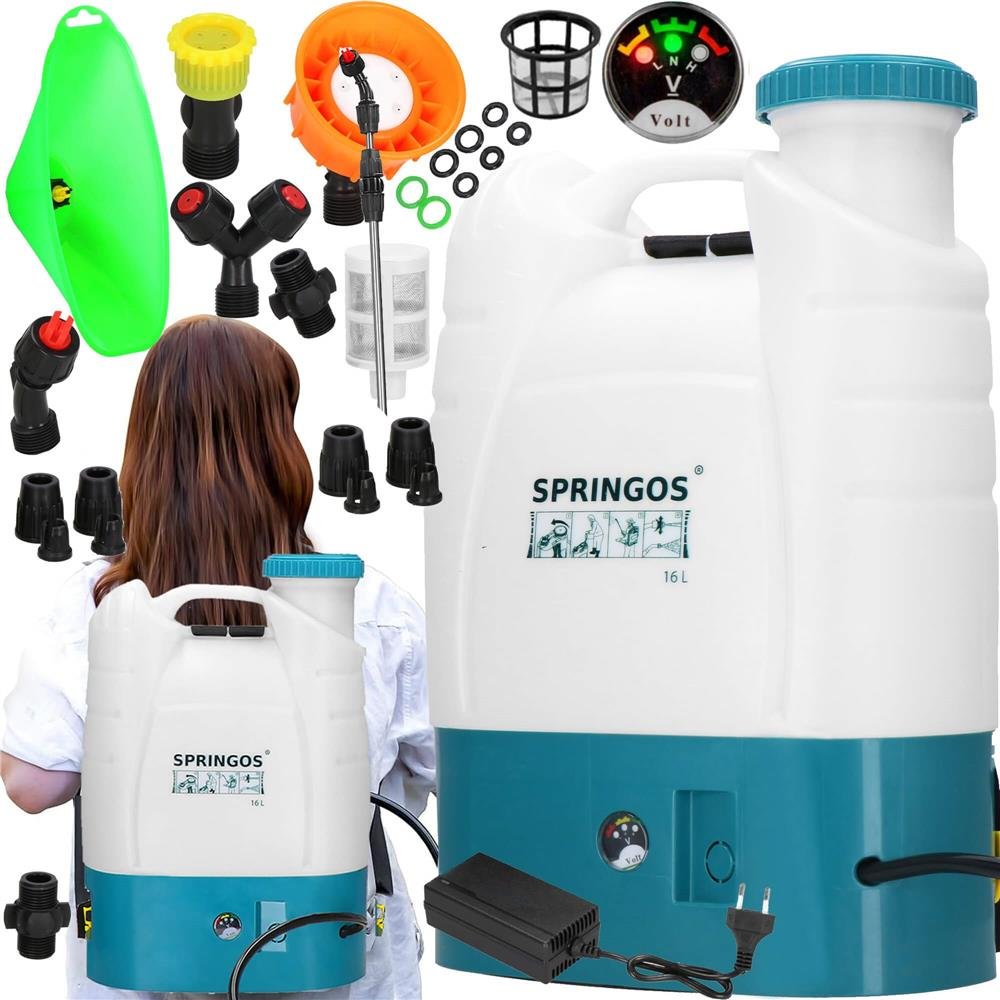 Elektrický akumulátorový postrekovač 16L Springos GA0059