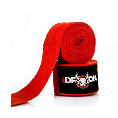 E-shop Boxerské bandáže Mr.Dragon 450 cm - červené