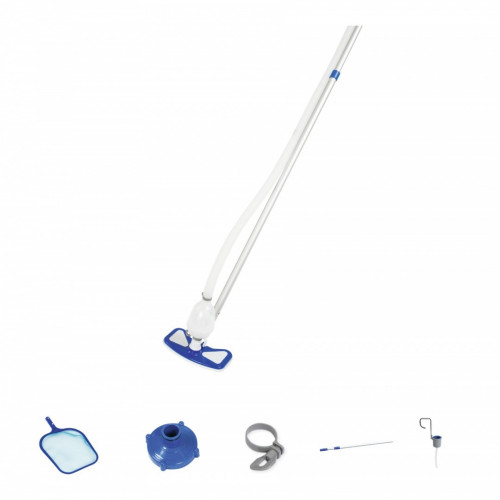 BESTWAY sada na čistenie bazénov 3v1 + vysávač + sieťka + skimmer 58237