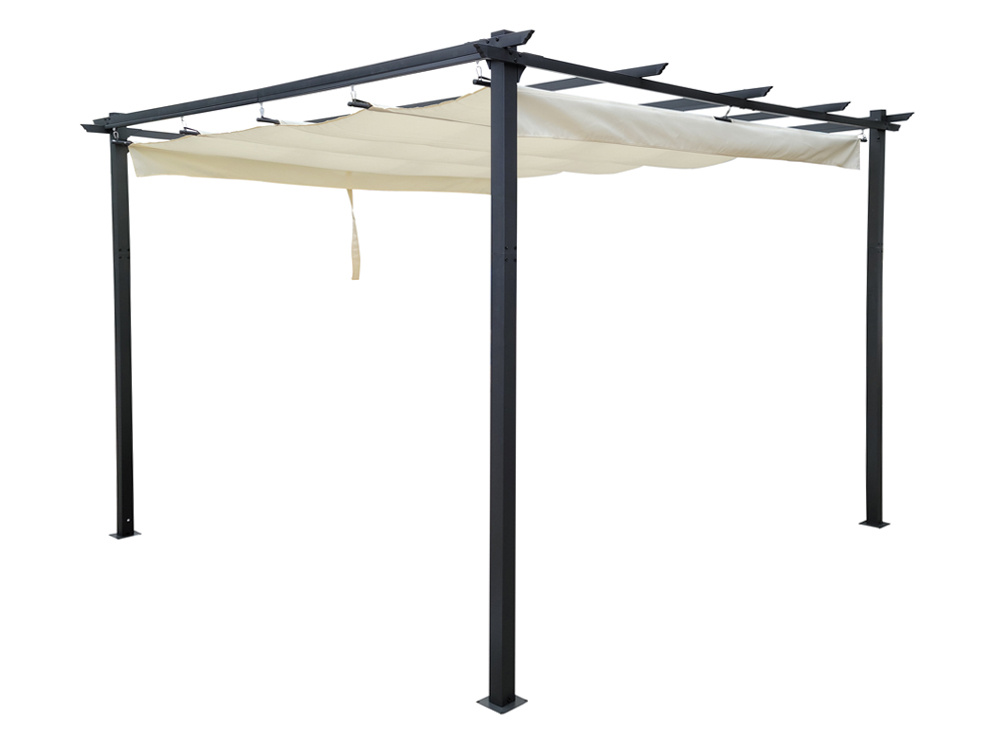 Jokomisiada Záhradná PERGOLA Para Sole ESTIVO 3x3x2,4m Vodotesná strecha SP0835