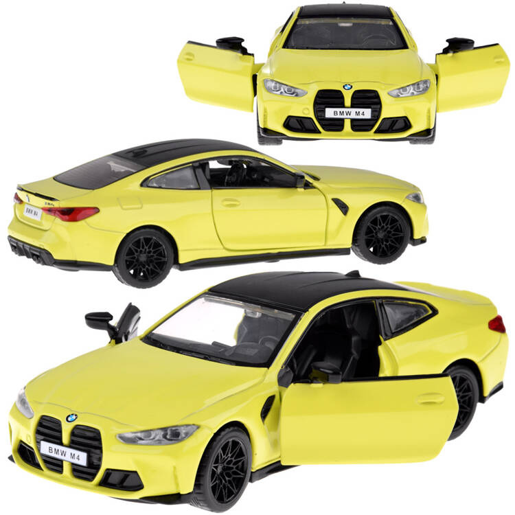 Kovový model auta BMW M4 v mierke 1:32 so zvukmi, svetlami ZA4617