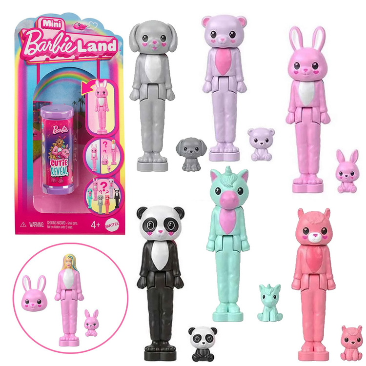 Mattel Barbie Cutie Reveal v zvieracom kostýme ZA6040