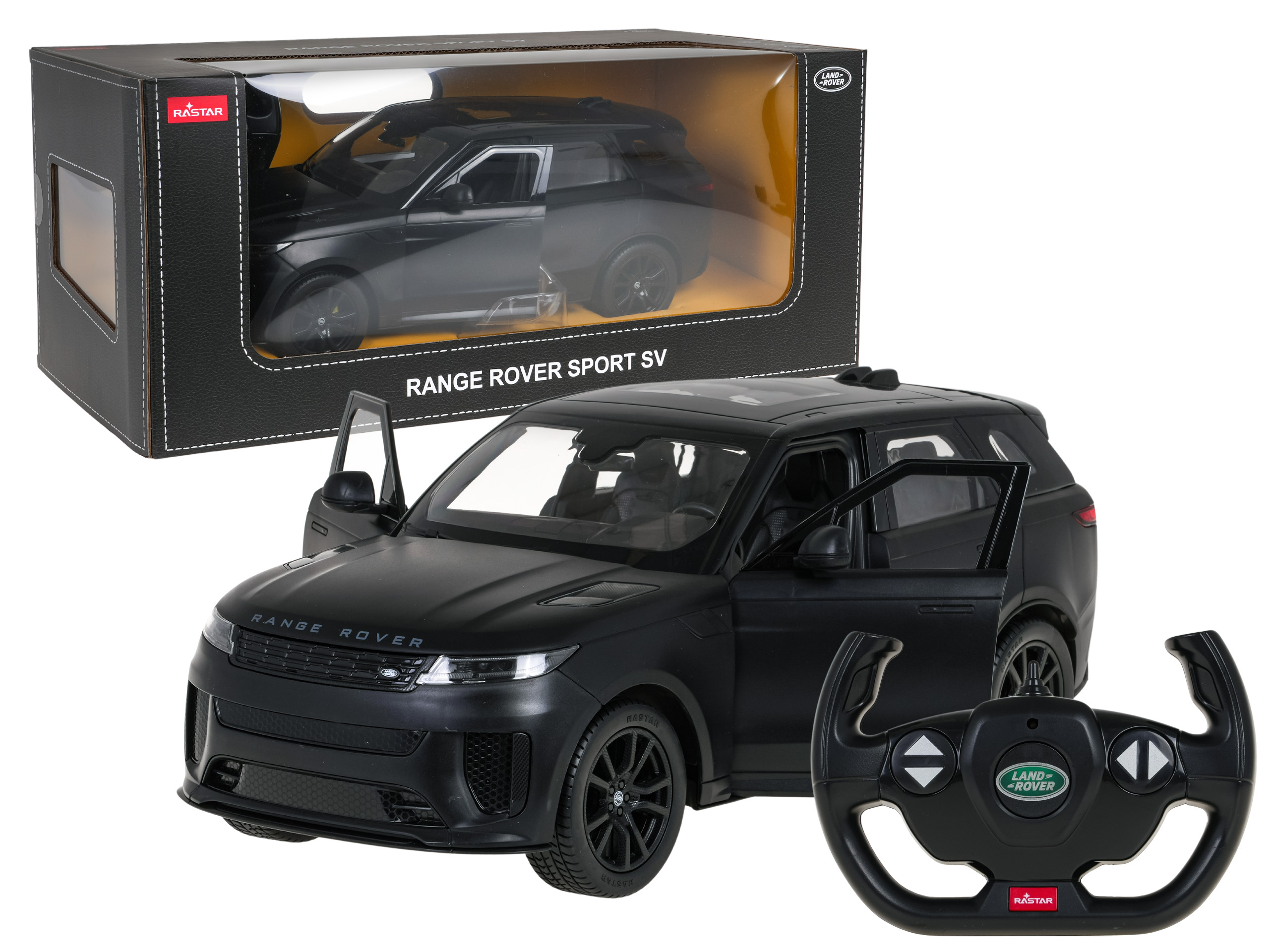 Rastar R/C auto 1:14 Range Rover Sport SV čierne