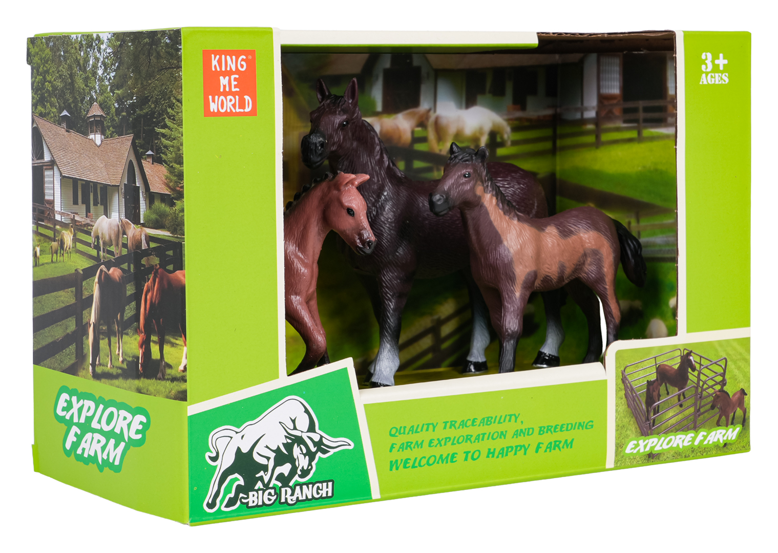 Sada figúrok koní na hranie