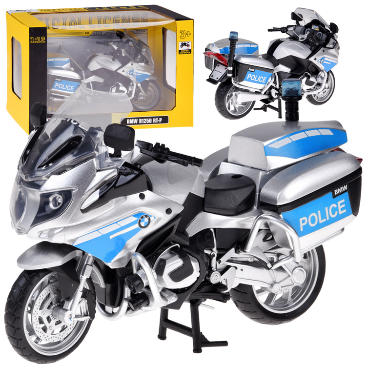 Model policajného motocykla BMW R1250 RT-P 1:12 – ZA5951