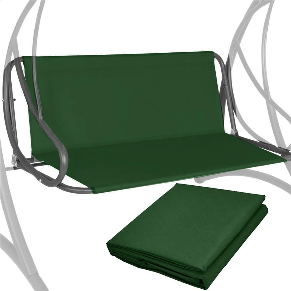 Materiál sedadla záhradnej hojdačky 110 x 90 cm, vodeodolná látka, zelená GS1007