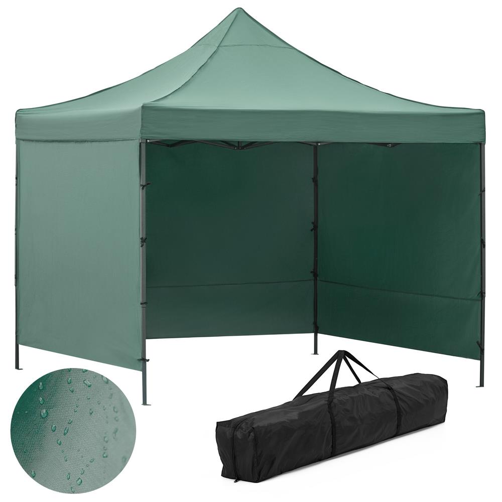 SPRINGOS Komerčný stan 3×3 m – záhradný veľtrhový pavilón Springos, zelený GP0001