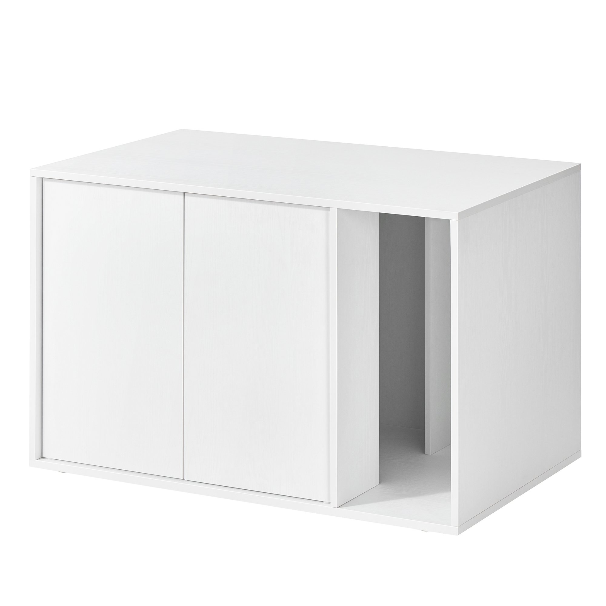 Feandrea skrinka na mačaciu toaletu s push-to-open dvierkami – biela PCL013W01