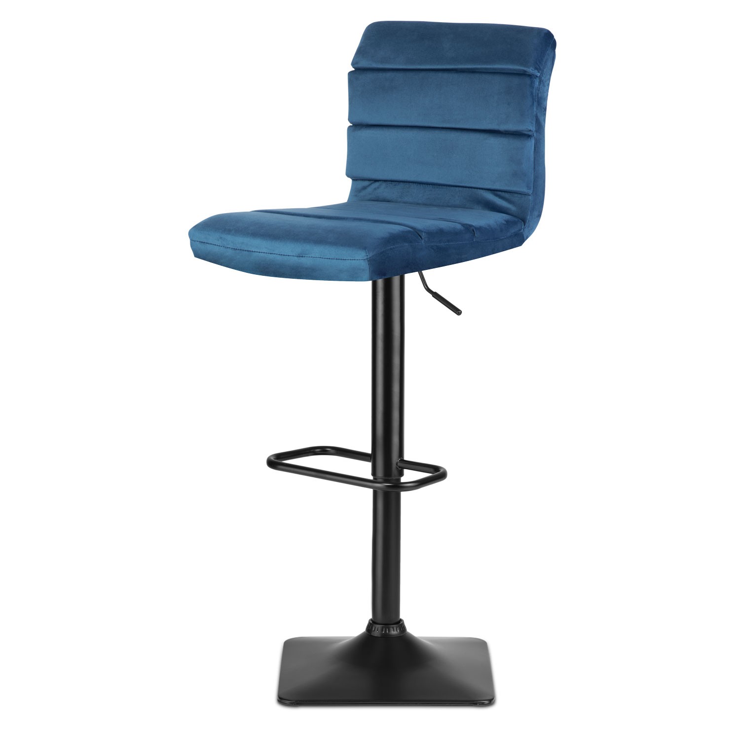 Barová stolička s operadlom SOFOTEL Drava - modrá