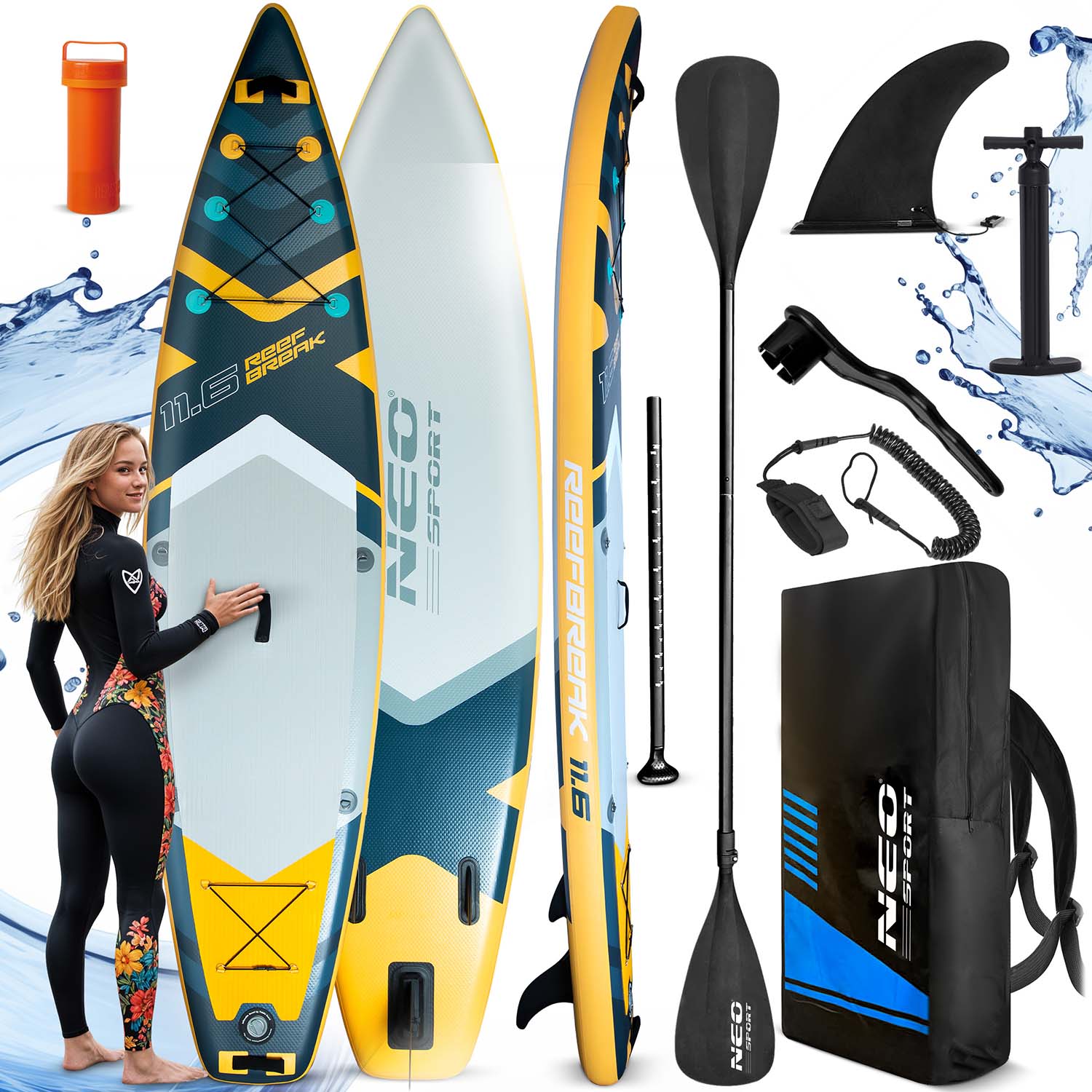 Paddleboard Reefbreak 350 x 81 x 15 cm Neo-Sport 170106