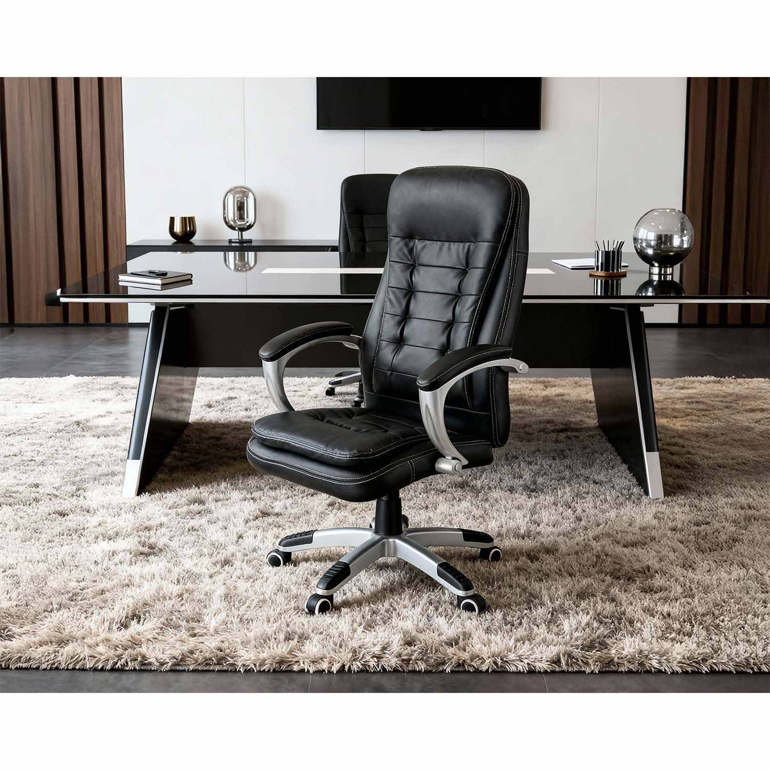 Otočná kancelárska stolička Sofotel 322 - čierna