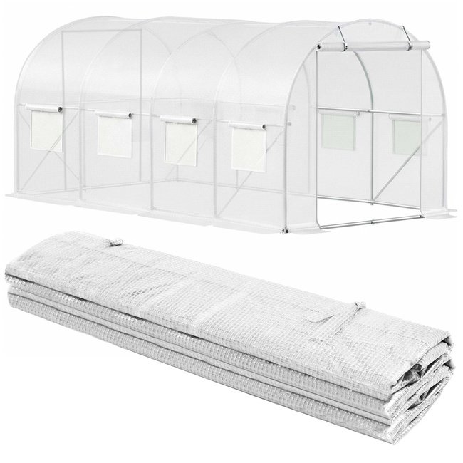 Springos Náhradná fólia na fóliovník 4 × 2,5 × 2 m UV-4 (140 g/m²) – GT0009F