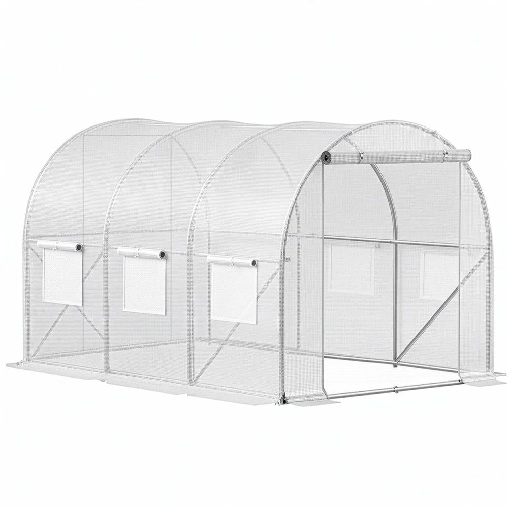 GT0010 Záhradný skleník / fóliovník 3 × 2 × 2 m Springos UV-4, 140 g/m²