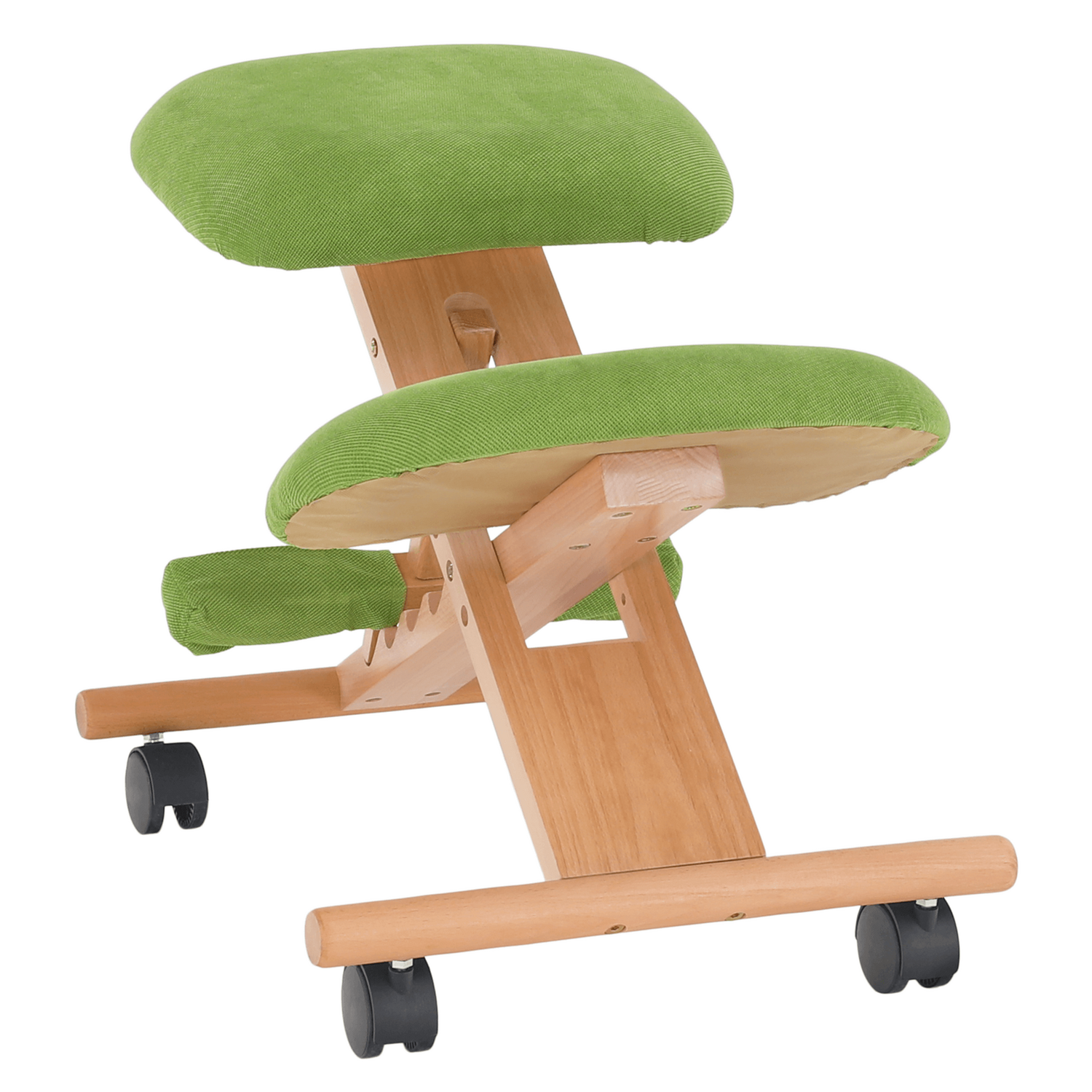 E-shop Kondela Ergonomická kľakačka, zelená/buk, GROCO