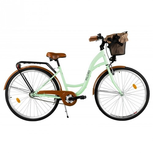 E-shop Mestský retro bicykel 1-prevodový LUX MILORD 28 " mintový