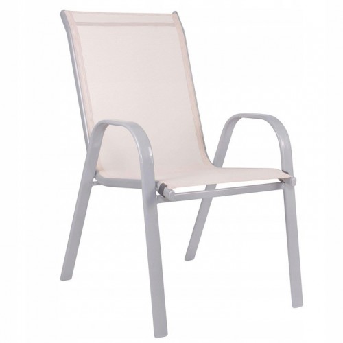 E-shop Záhradná stolička SPRINGOS GC0019 - béžová