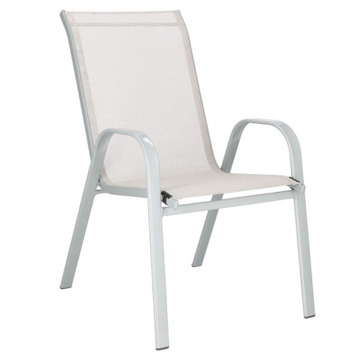 E-shop Záhradná stolička SPRINGOS GS0035 - krémová