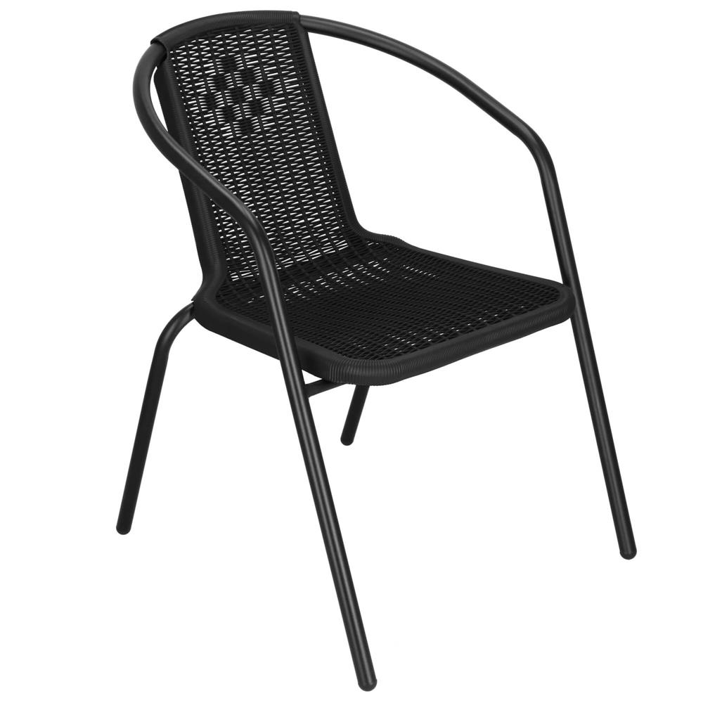 Záhradná stolička SPRINGOS GF1011 - čierna