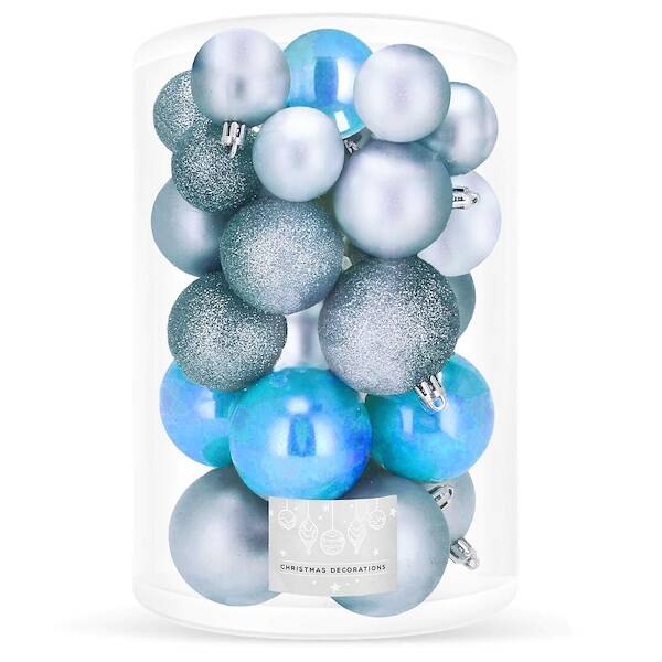 Vianočné gule na stromček 30 ks SPRINGOS CA0182