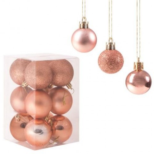 Vianočné ozdoby na stromček 12 ks SPRINGOS CA0005