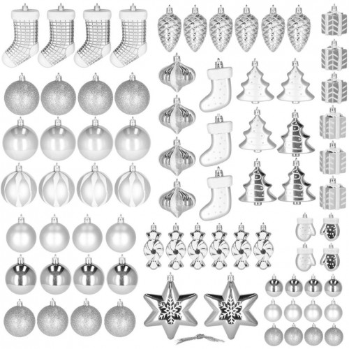 Vianočné ozdoby na stromček 77 ks SPRINGOS CA0159