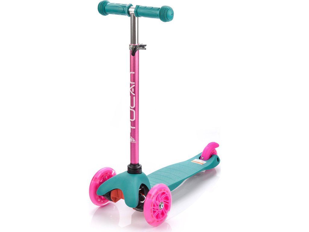 Detská trojkolka Meteor Tucan modro-ružová 22557