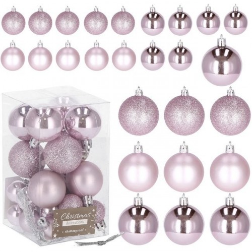 Vianočné gule na stromček 25 ks SPRINGOS CA0131