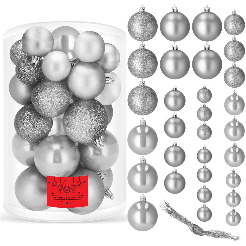 Vianočné gule na stromček 30 ks SPRINGOS CA0174