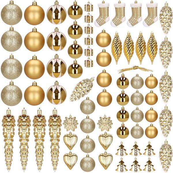 Vianočné ozdoby na stromček 72 ks SPRINGOS CA0161