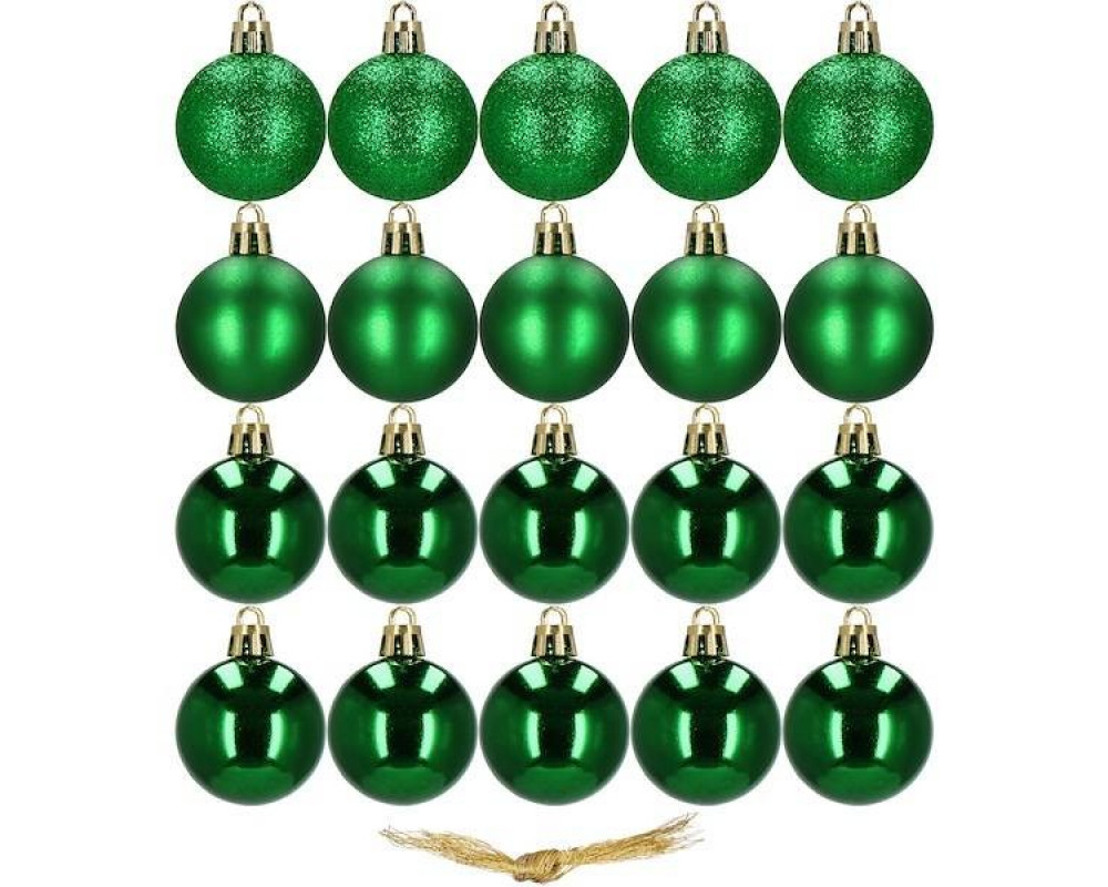 Vianočné gule na stromček 20 ks SPRINGOS CA0099