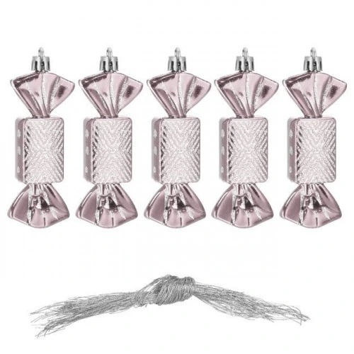 Vianočné ozdoby na stromček 5 ks SPRINGOS CA0164 – cukríky