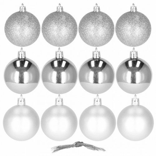 Vianočné gule na stromček 12 ks SPRINGOS CA0171