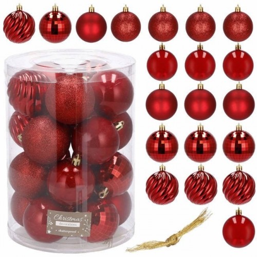 Vianočné gule na stromček 20 ks SPRINGOS CA0138