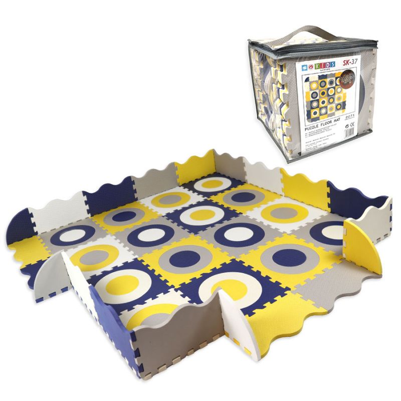 Penová podložka puzzle pre deti Sapphire Kids SK-37 - kruhy
