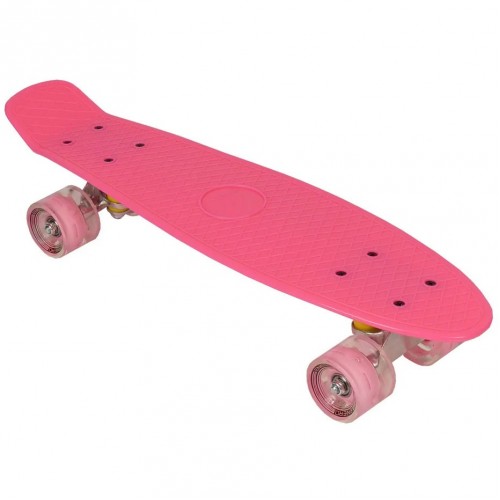 E-shop Meteor Pennyboard 22 "Led Enero 1006888 – ružový 