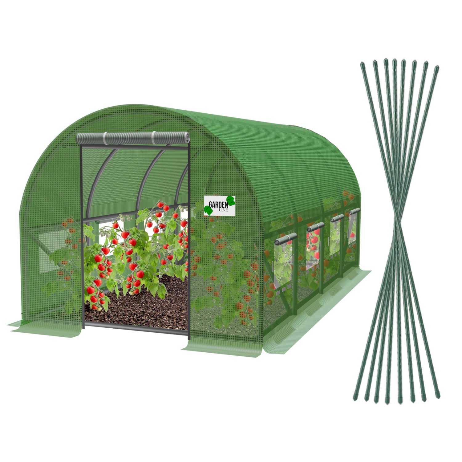 Záhradný fóliovník 6m x 3m x 2m GARDEN LINE – TUN5613