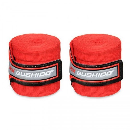 BUSHIDO SPORT Boxerské omotávky DBX BUSHIDO PRO 100010 - červené