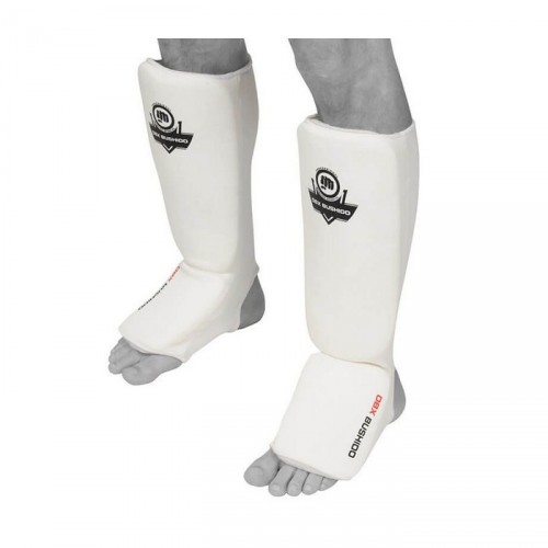 BUSHIDO SPORT Chrániče na píšťaly DBX BUSHIDO ARP-2107 B - biele Veľkosť: M