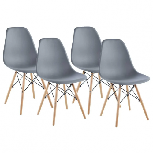 E-shop Set 4 stoličiek MATERA Saska Garden 1028460 - šedý