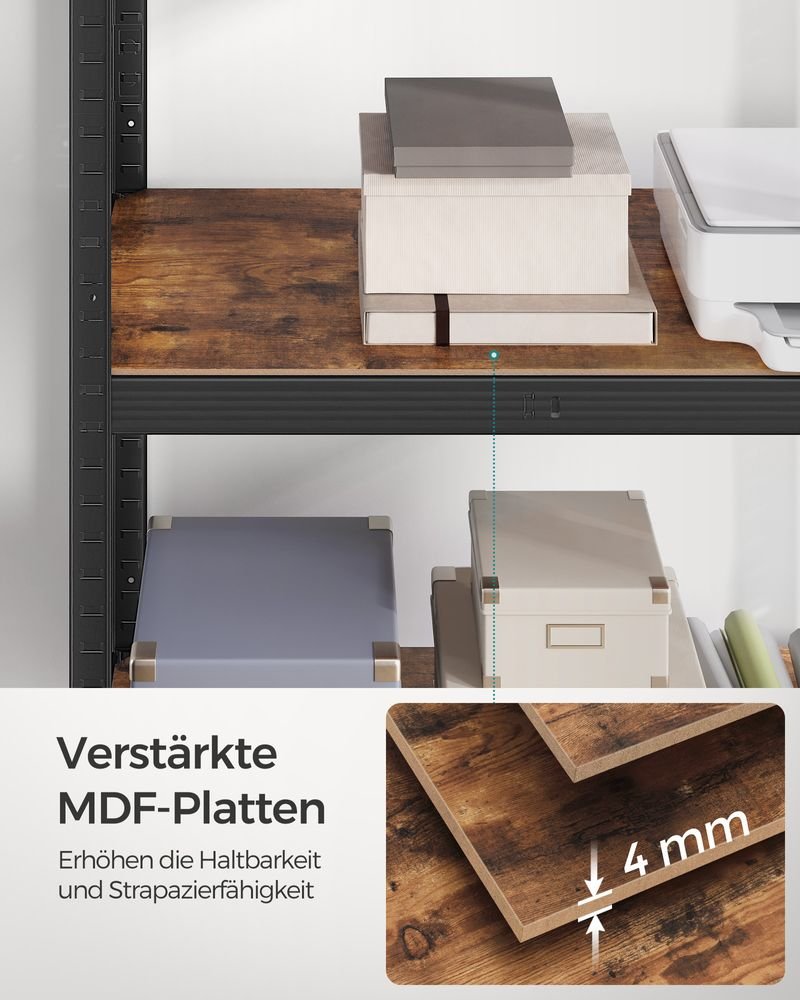 Policový regál SONGMICS 150 x 75 x 30 cm - GLR030B01