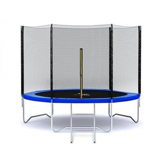 Trampolína Malatec 180 cm + vonkajšia ochranná sieť + schodíky 2215